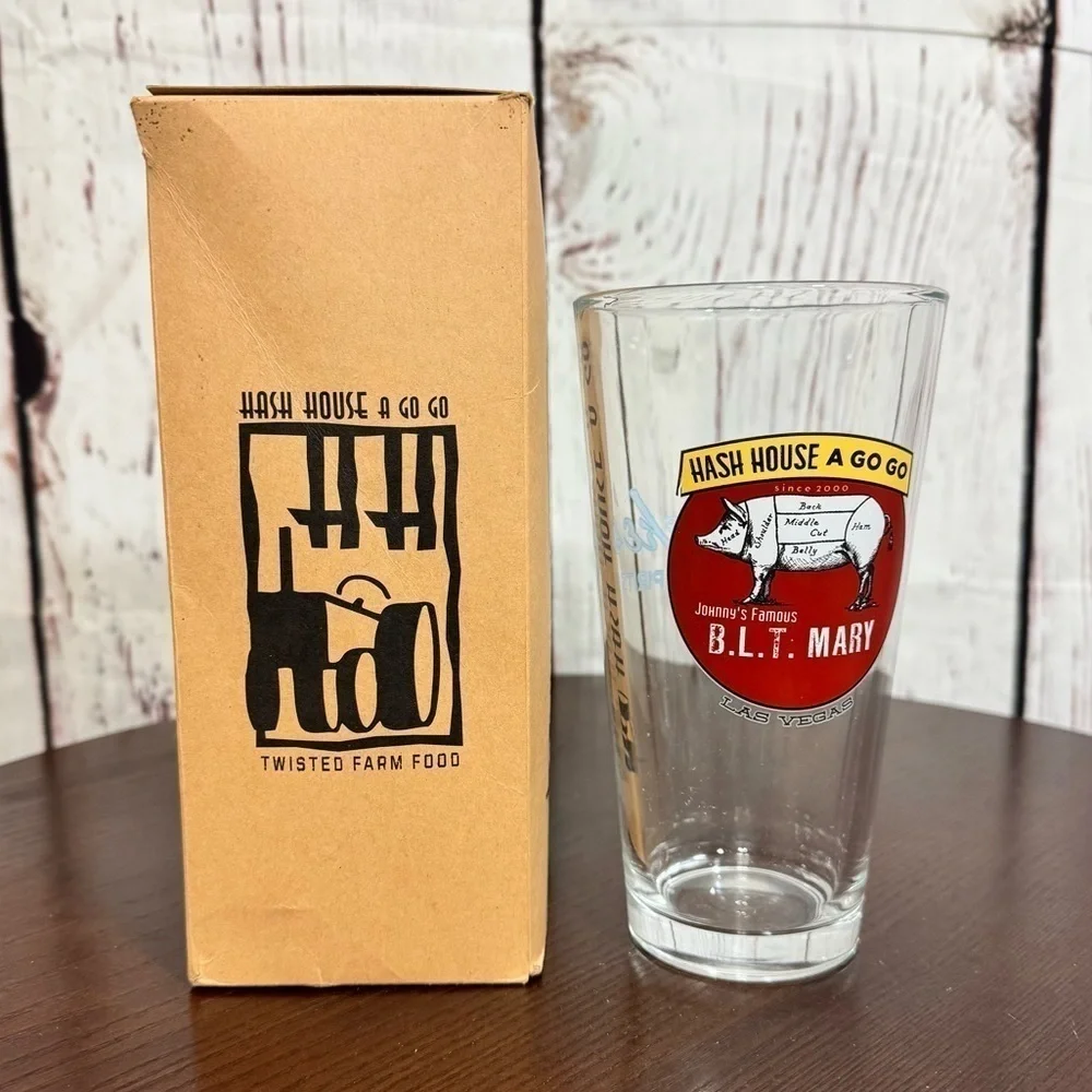 HASH HOUSE A GO GO LAS VEGAS souvenir glass